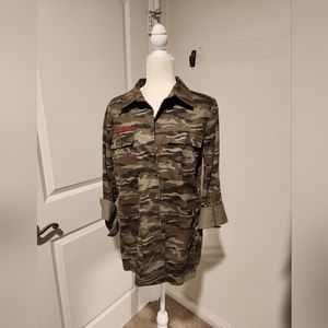 Caslon Camo print jacket